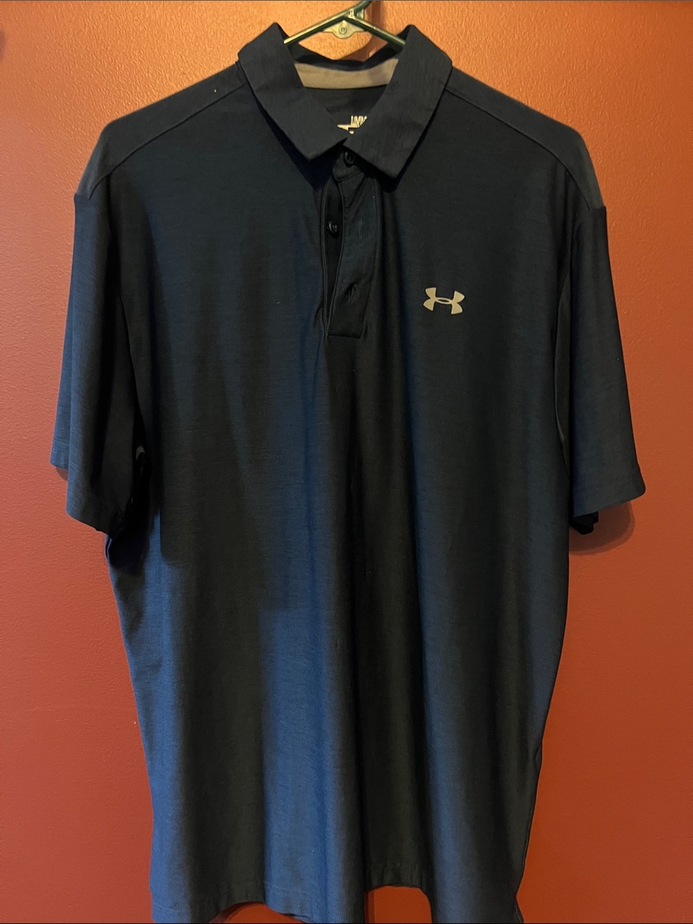 Under Armour Men’s Navy Polo with Logo